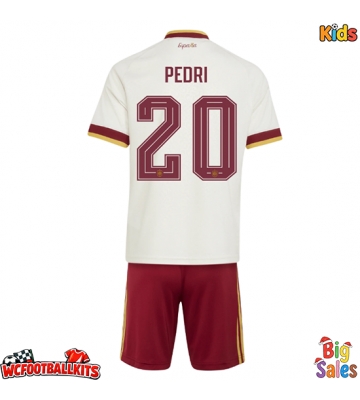 Spain Pedri Gonzalez #20 Replica Away Stadium Kit for Kids World Cup 2026 Short Sleeve (+ pants)